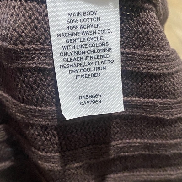 Abound-Long Sleeve Ribbed Cropped Cardigan-Women’s Size: 1X-Color: Brown-NEW!! - Picture 7 of 14